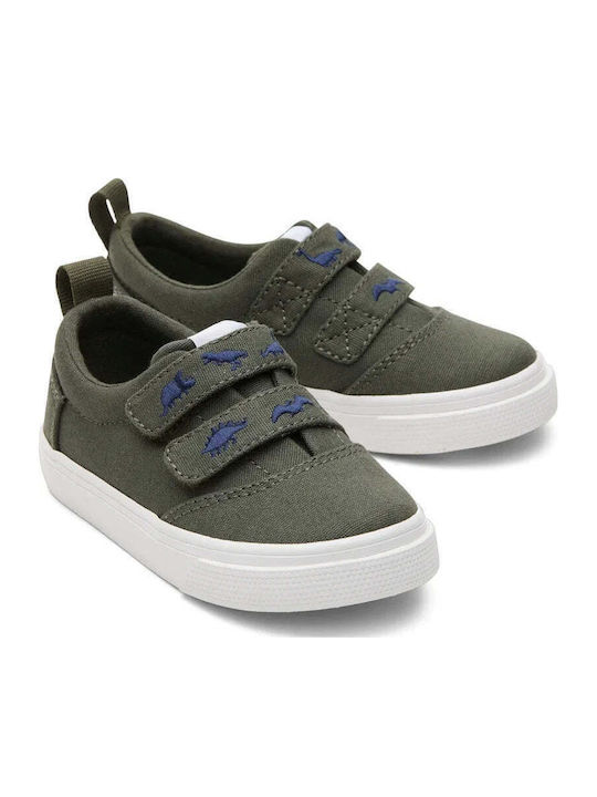 Παιδικά Sneakers Ανατομικά με Σκρατς Πράσινα