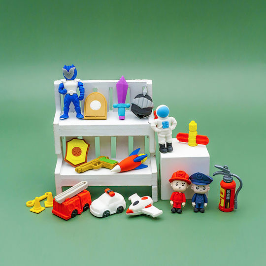 Ausgefallene Radiergummis in der Lunchbox: Superhero