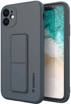 Wozinsky Kickstand Flexible Back Cover Σιλικόνης Μπλε (iPhone 11 Pro)