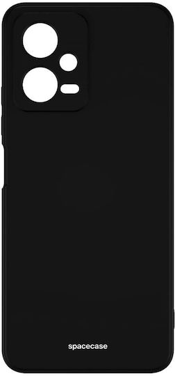 Spacecase Silicone Задна корица Силикон Черен (Redmi Note 12 5G)