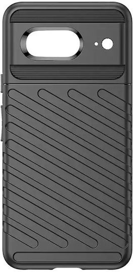 Hurtel Umschlag Rückseite Silikon Schwarz (Google Pixel 8 Pro)