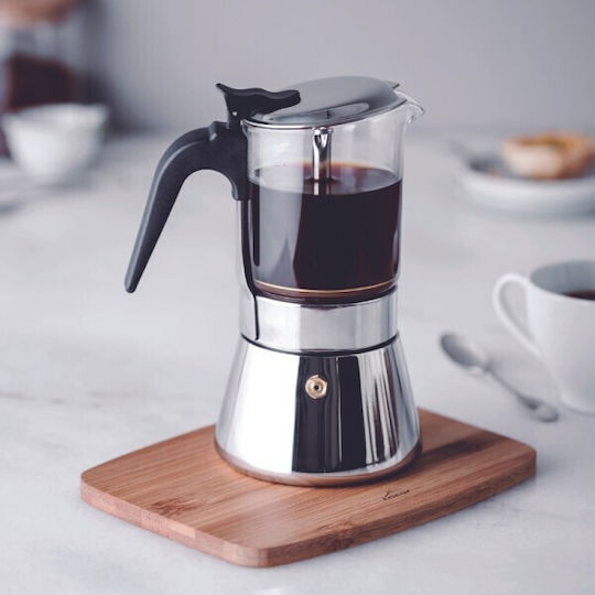 Lacor Ηλεκτρικό Μπρίκι Espresso 6cups Inox Καφέ