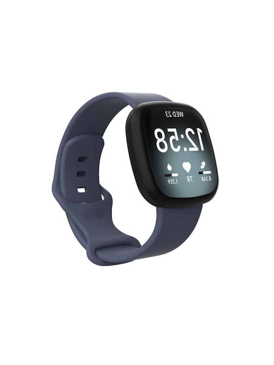 Edman Strap For Fitbit Versa 3/versa 4/sense, Size S, Petrol Grey