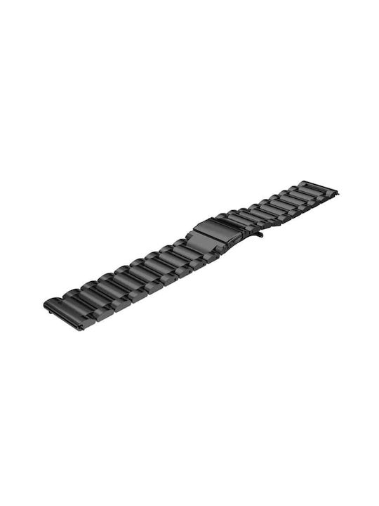 Edman 3z brățară de schimb pentru Samsung Watch Active, 20mm, universal, negru