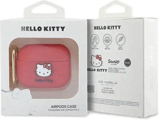 Hello Kitty Case Silicone in Red color for Apple AirPods Pro