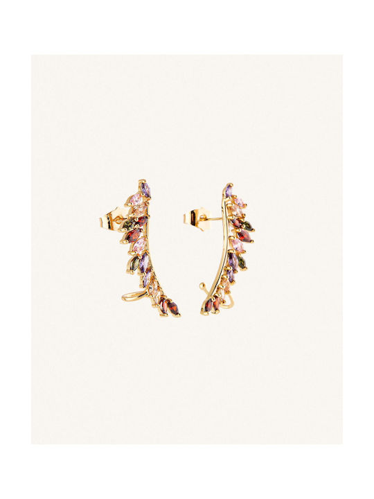 StanStefan Earrings Gold Plated with Stones