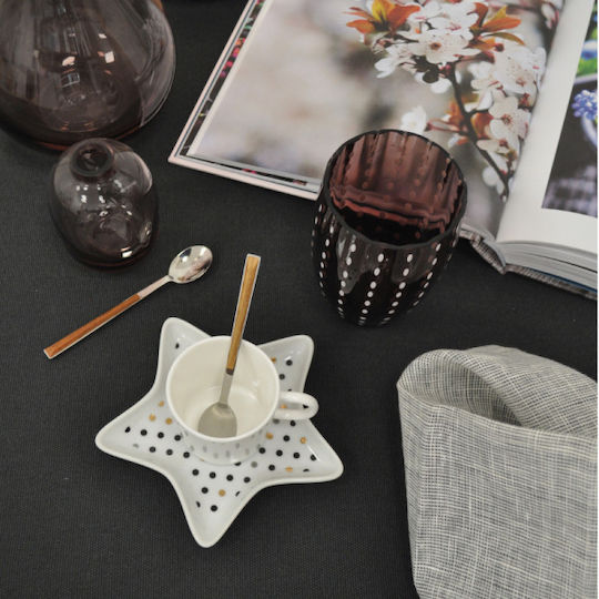 Pintinox Set de Linguri Desert / Înghețată Inoxidabile Maro 6buc