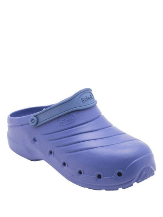 Scholl Work Light Clogs, Blue (n43)