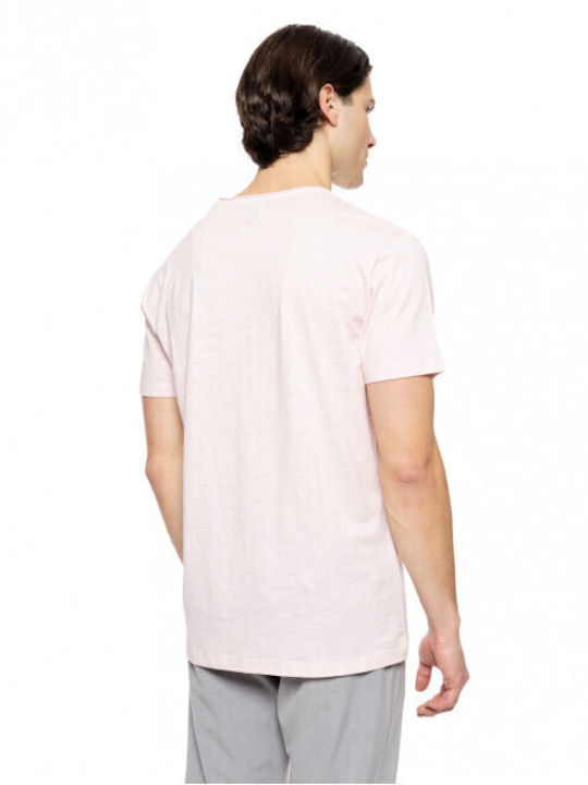 Smart Fashion Tricou cu mânecă scurtă cu buzunar 51-206-034 Roz Smart Fashion Tricou cu mânecă scurtă cu buzunar 51-206-034 Roz