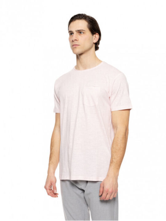 Smart Fashion Κοντομανικο Με Τσεπη T-shirt 51-206-034 Pink