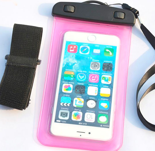 Hurtel Waterproof Case up to 6.5" Orange