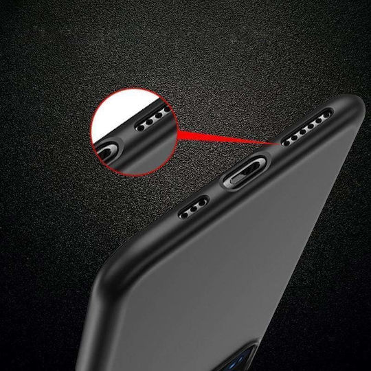 HQWear Soft Back Cover Silicone Black (Moto G53)