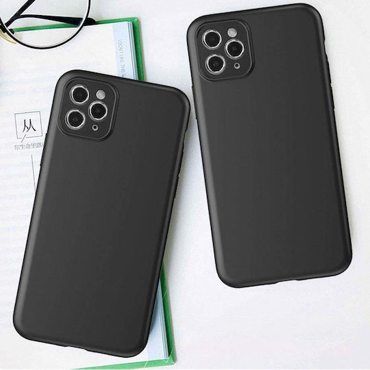 HQWear Soft Back Cover Silicone Black (Moto G53)