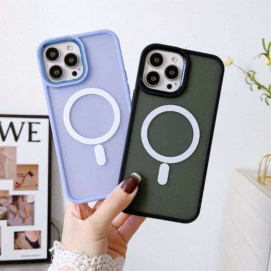 HQWear Back Cover Σιλικόνης / Πλαστικό Μπλε (iPhone 15 Pro)