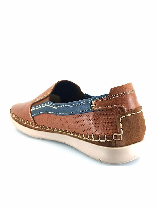 Luisetti 29505 (piele cognac) Mocasini pentru bărbați