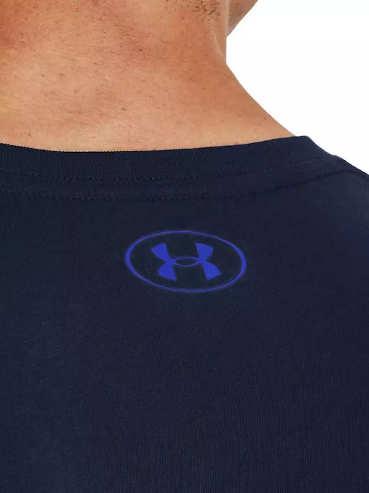 Team Issue Wordmark Athletic T-shirt Navy Blue