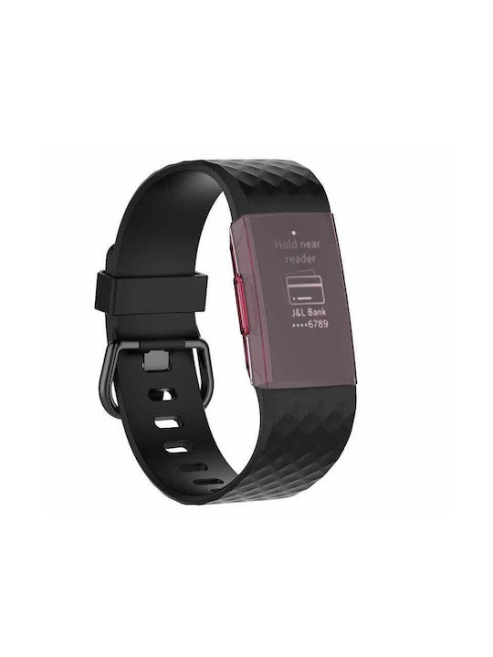 Edman Plastikhülle in Rot Farbe für Fitbit Charge 3