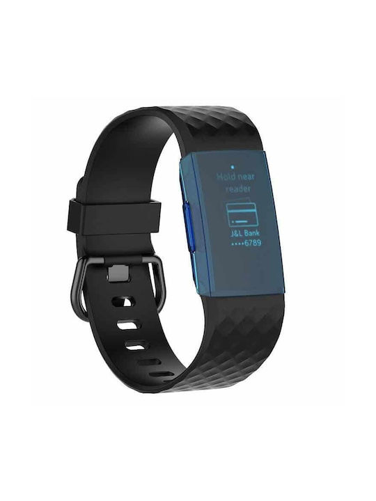Edman Plastikhülle in Blau Farbe für Fitbit Charge 3