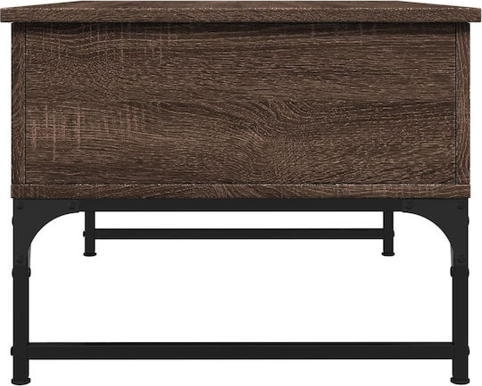 Rectangular Coffee Table Wooden with Butler Brown Oak L70xW50xH40cm.