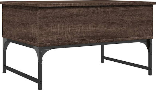 Rectangular Coffee Table Wooden with Butler Brown Oak L70xW50xH40cm.
