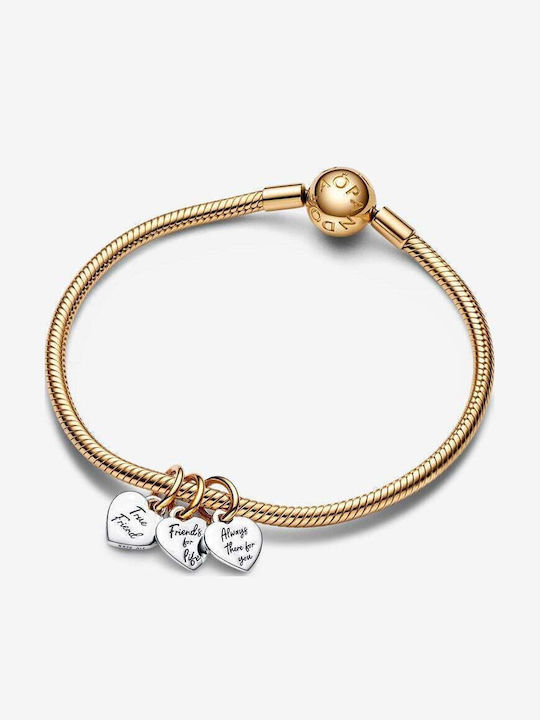 Pandora Charm με Πέτρες από Ασήμι με Ζιργκόν