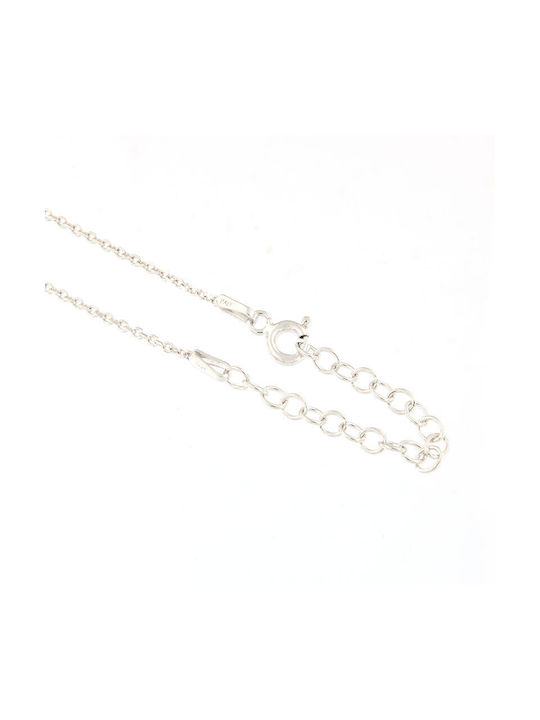 Women's Silver Monogram (r) With Chain 925.