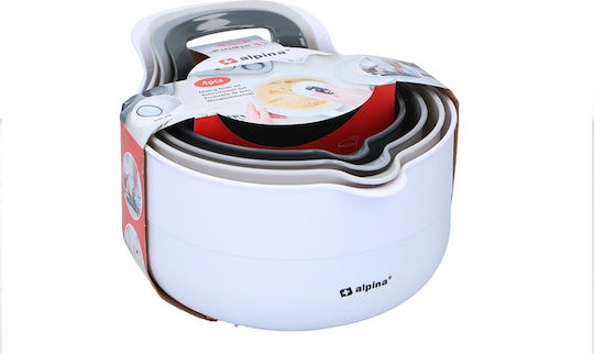 Alpina Appliances Mixing Bowl Plastic Capacity 1.2lt 4pcs
