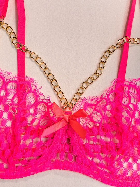 Beautiful Women's Lingerie Straight Banded Banded Banded String Pink S