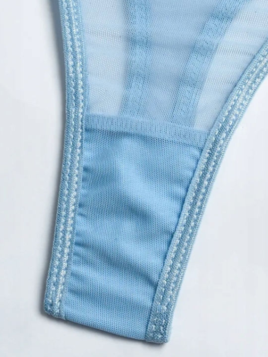 Красиви дамски бельо сутиени Choker бедрата каишки гърдите струни M
