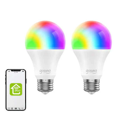 Gosund Smart LED Bulbs 75W for Socket E27 RGB 2pcs