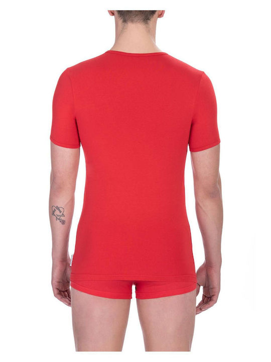 Bikkembergs Men's Undershirt Red