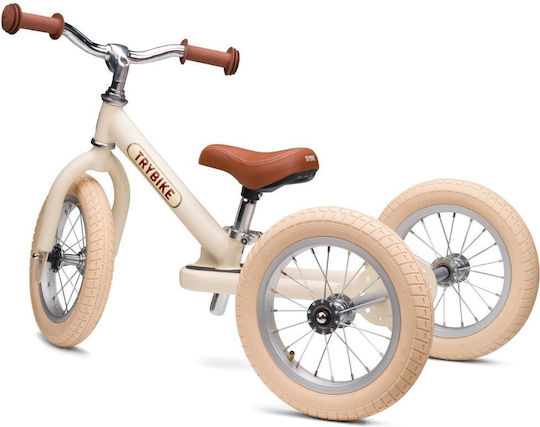 Trybike Kids Tricycle Bicycle Convertible Beige