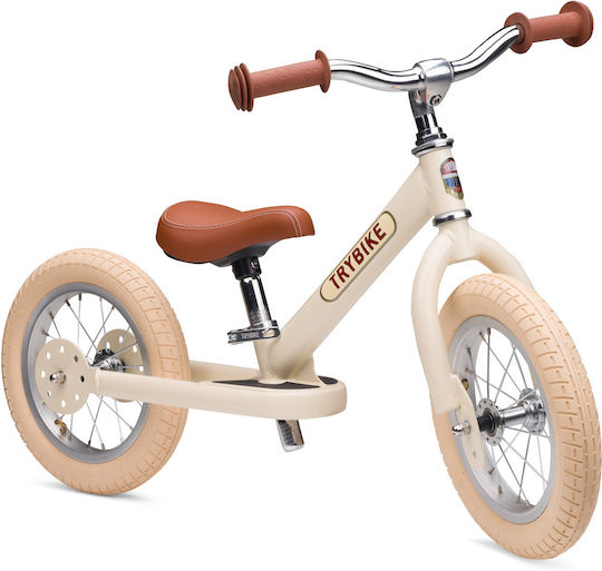Trybike Kids Tricycle Bicycle Convertible Beige
