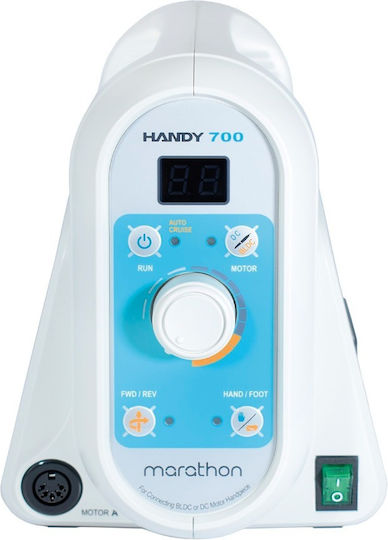 Saeyang Handy 700 50K Με Στυλό BM50S1 (50K) Τροχός Νυχιών Ρεύματος 230W Λευκός 50000 Στροφών με Πεντάλ