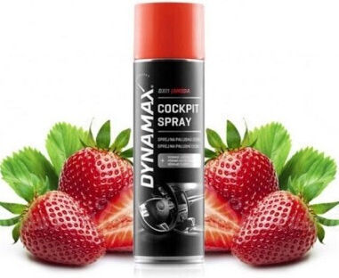 Dynamax Spray de curățare și lustruire pentru bord auto cu Aromă Căpșună 500ml