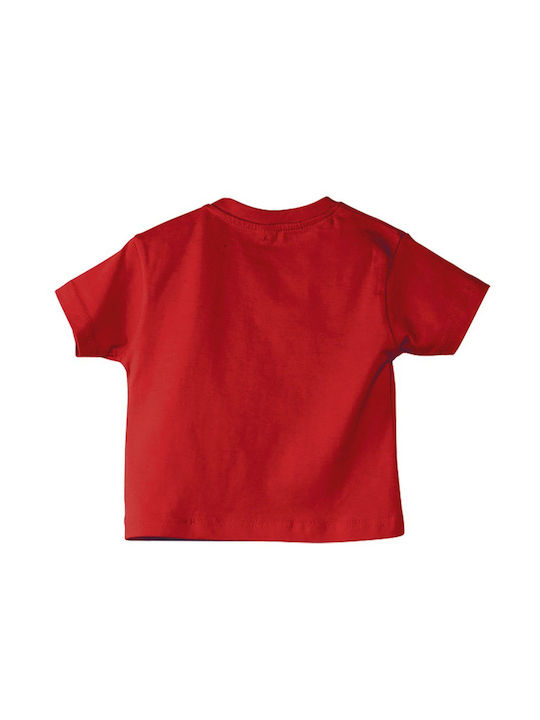 Παιδικό T-shirt Κοντομάνικο Red Little Sailor, Anchor