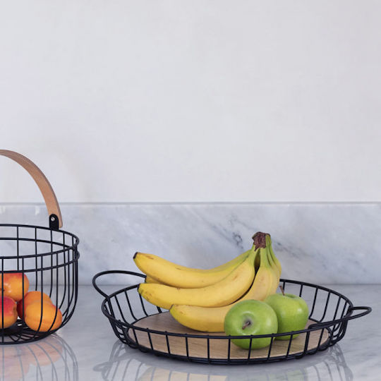 Lacor Fruitieră Lemn Negru 39x31.3buc