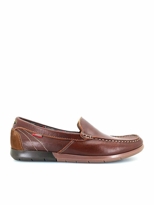 Luisetti 29300 (κονιάκ Δέρμα) Ανδρικά Μοκασίνια