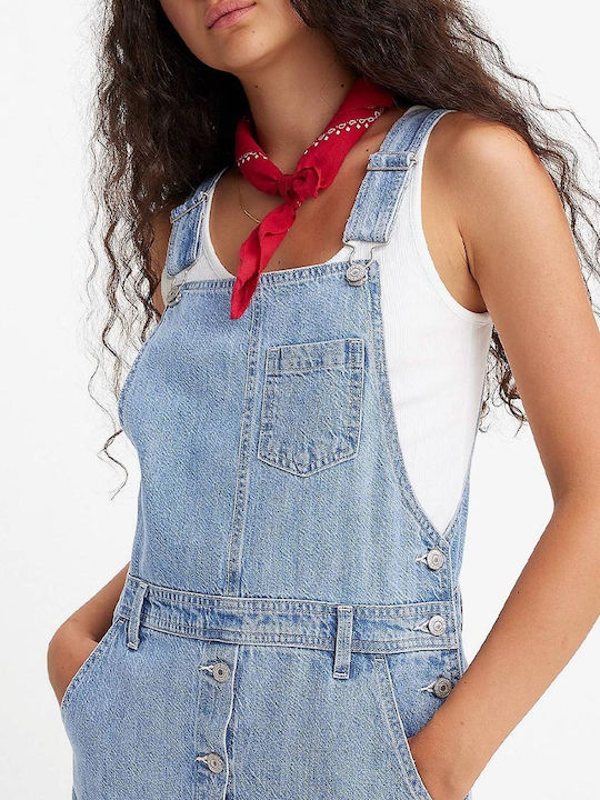 Rochii De Vară Pentru Femei Midi Rochie Denim Albastră