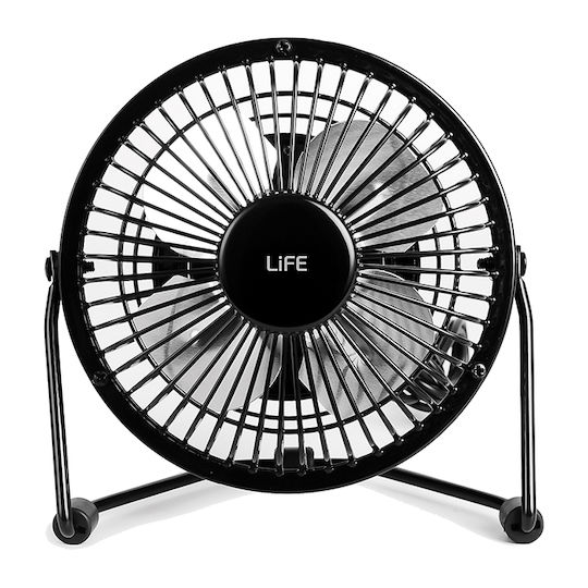 Life USB / Electric Office/Home Fan with Water Black