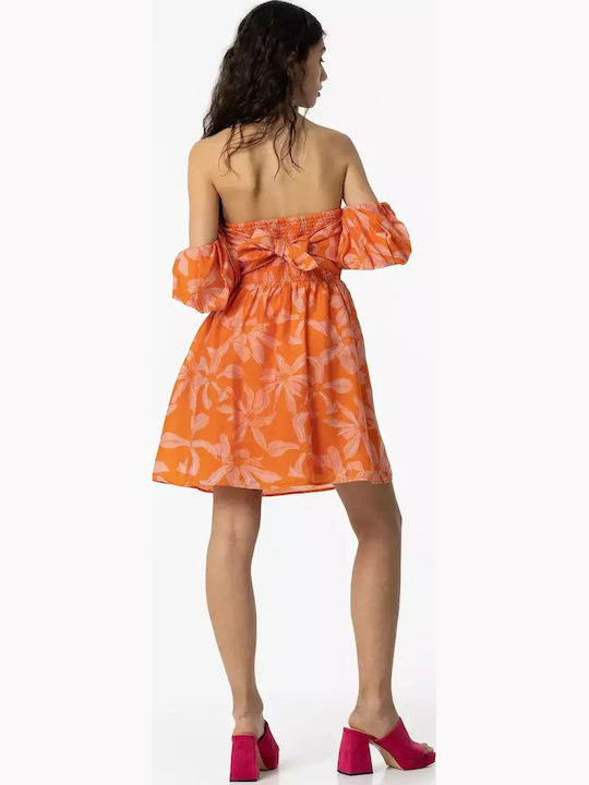 Summer Mini Dress Orange
