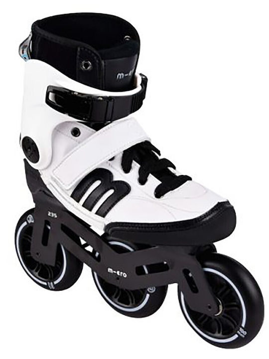 Micro Beat Micro Adult Inline Rollers White