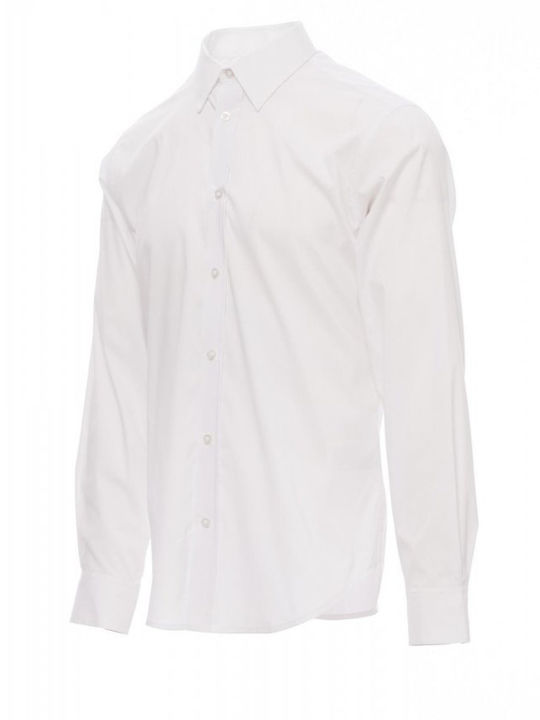 Payper Men's Shirt Long Sleeve Cotton White