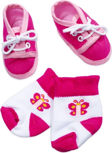 Simba Babypuppen Kleidung mit Socken Set Verschiedene Designs 1 Stk