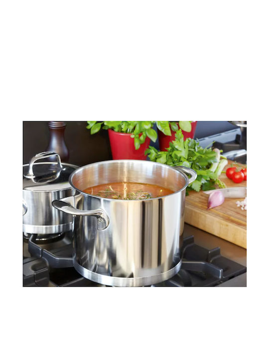 Demeyere Deep Stainless Steel Pot 2.2lt / 18cm