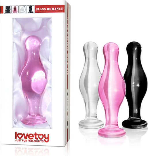Lovetoy Glass Anal Plug Rosa