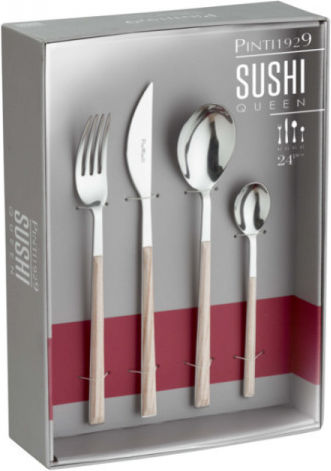 Pintinox Set de Tacâmuri Inoxidabil Bej 24buc