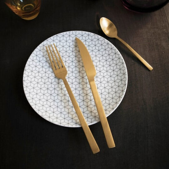 Pintinox Set de Tacâmuri Inoxidabil Auriu 24buc