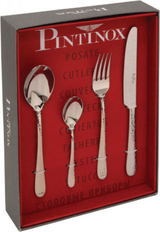 Pintinox Set de Tacâmuri Inoxidabil Argintiu 24buc