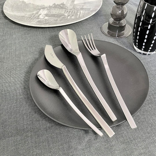 Pintinox Set de Tacâmuri Inoxidabil Argintiu 24buc